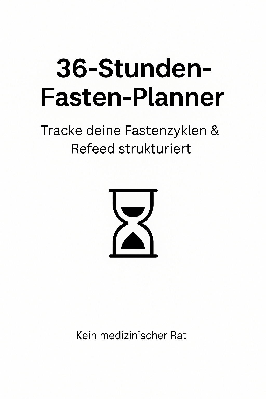 36-Stunden-Fasten-Plan (PDF Guide)